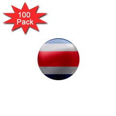 Costa Rica Flag Country Symbol 1  Mini Magnets (100 Pack)  by Sapixe