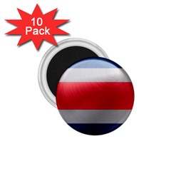 Costa Rica Flag Country Symbol 1 75  Magnets (10 Pack)  by Sapixe