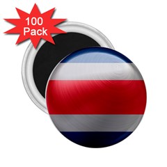 Costa Rica Flag Country Symbol 2 25  Magnets (100 Pack)  by Sapixe