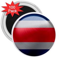 Costa Rica Flag Country Symbol 3  Magnets (100 Pack) by Sapixe