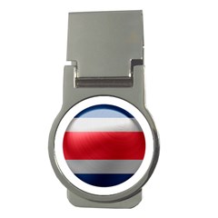 Costa Rica Flag Country Symbol Money Clips (round)  by Sapixe