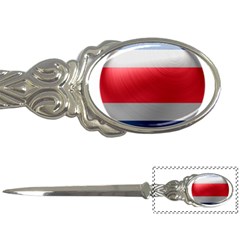 Costa Rica Flag Country Symbol Letter Opener by Sapixe