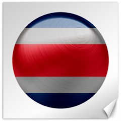 Costa Rica Flag Country Symbol Canvas 16  X 16  by Sapixe