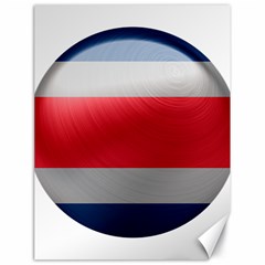 Costa Rica Flag Country Symbol Canvas 18  X 24  by Sapixe