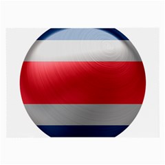 Costa Rica Flag Country Symbol Large Glasses Cloth (2 Sides) by Sapixe