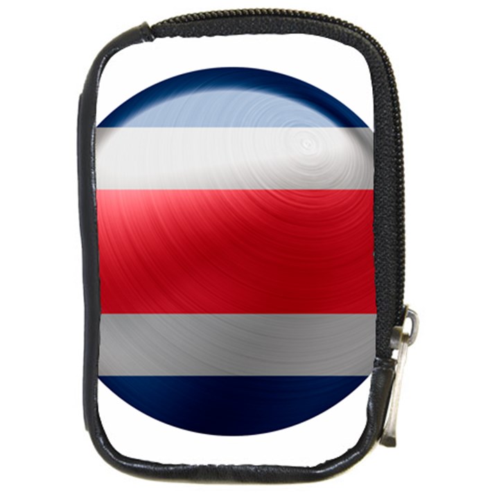 Costa Rica Flag Country Symbol Compact Camera Leather Case