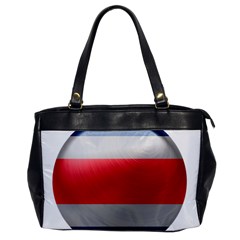 Costa Rica Flag Country Symbol Oversize Office Handbag by Sapixe