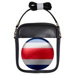 Costa Rica Flag Country Symbol Girls Sling Bag Front