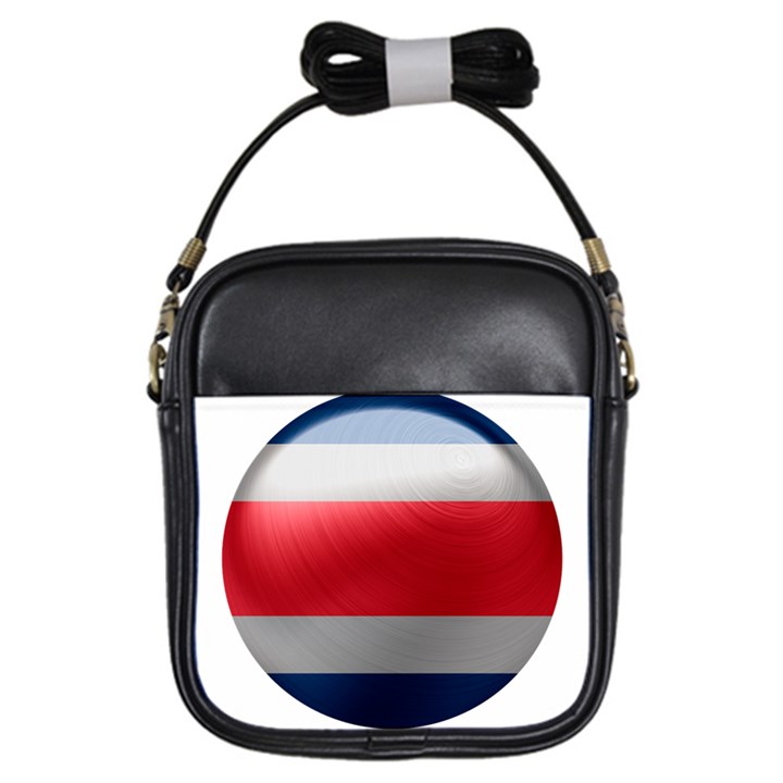 Costa Rica Flag Country Symbol Girls Sling Bag