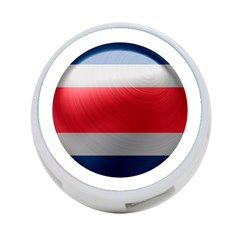 Costa Rica Flag Country Symbol 4-port Usb Hub (two Sides) by Sapixe