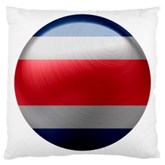 Costa Rica Flag Country Symbol Large Cushion Case (one Side) by Sapixe