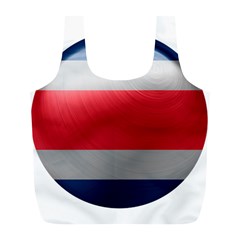 Costa Rica Flag Country Symbol Full Print Recycle Bag (l) by Sapixe