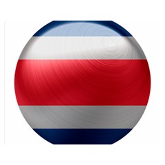 Costa Rica Flag Country Symbol Double Sided Flano Blanket (medium)  by Sapixe