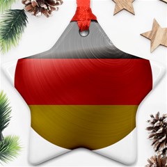 Germany Flag Europe Country Ornament (star) by Sapixe