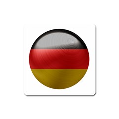 Germany Flag Europe Country Square Magnet