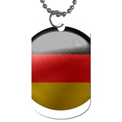 Germany Flag Europe Country Dog Tag (one Side) by Sapixe