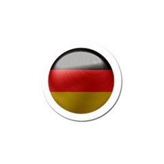 Germany Flag Europe Country Golf Ball Marker (10 Pack) by Sapixe