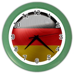 Germany Flag Europe Country Color Wall Clock by Sapixe