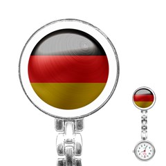 Germany Flag Europe Country Stainless Steel Nurses Watch by Sapixe