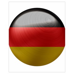 Germany Flag Europe Country Drawstring Bag (small) by Sapixe