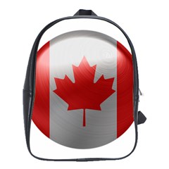 Canada Flag Country Symbol Nation School Bag (large) by Sapixe