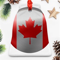 Canada Flag Country Symbol Nation Bell Ornament (two Sides) by Sapixe