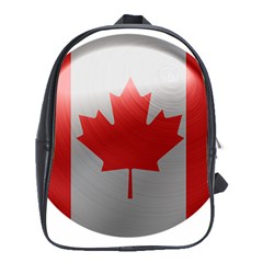 Canada Flag Country Symbol Nation School Bag (xl) by Sapixe