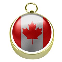 Canada Flag Country Symbol Nation Gold Compasses by Sapixe