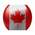 Canada Flag Country Symbol Nation Double Sided Flano Blanket (Large)  Blanket Back