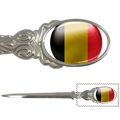 Belgium Flag Country Europe Letter Opener by Sapixe