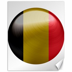 Belgium Flag Country Europe Canvas 11  X 14  by Sapixe