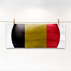 Belgium Flag Country Europe Hand Towel by Sapixe