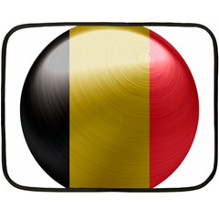 Belgium Flag Country Europe Double Sided Fleece Blanket (mini)  by Sapixe