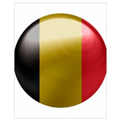 Belgium Flag Country Europe Drawstring Bag (small) by Sapixe