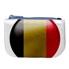 Belgium Flag Country Europe Large Coin Purse by Sapixe