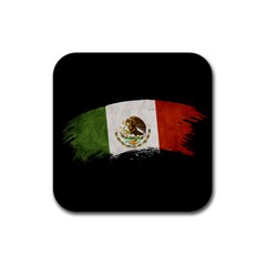 Flag Mexico Country National Rubber Square Coaster (4 Pack)  by Sapixe