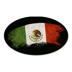 Flag Mexico Country National Oval Magnet by Sapixe