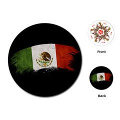 Flag Mexico Country National Playing Cards Single Design (round) by Sapixe