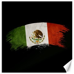 Flag Mexico Country National Canvas 12  X 12  by Sapixe