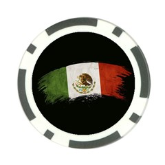 Flag Mexico Country National Poker Chip Card Guard by Sapixe