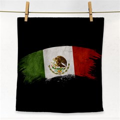 Flag Mexico Country National Face Towel by Sapixe