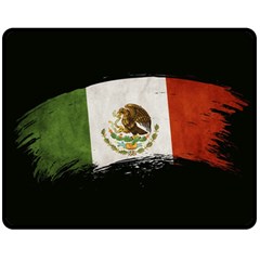 Flag Mexico Country National Fleece Blanket (medium)  by Sapixe