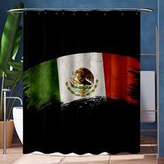 Flag Mexico Country National Shower Curtain 60  X 72  (medium)  by Sapixe