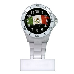 Flag Mexico Country National Plastic Nurses Watch by Sapixe