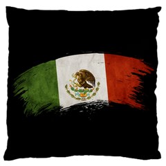 Flag Mexico Country National Large Flano Cushion Case (two Sides) by Sapixe