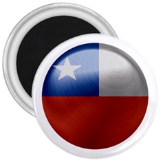 Chile Flag Country Chilean 3  Magnets by Sapixe