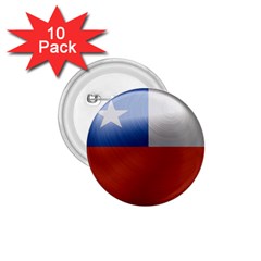 Chile Flag Country Chilean 1 75  Buttons (10 Pack) by Sapixe