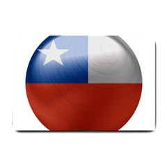 Chile Flag Country Chilean Small Doormat  by Sapixe