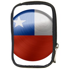 Chile Flag Country Chilean Compact Camera Leather Case by Sapixe