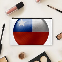 Chile Flag Country Chilean Cosmetic Bag (medium) by Sapixe